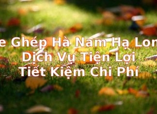 Xe Ghép Hà Nam Hạ Long: Dịch Vụ Tiện Lợi, Tiết Kiệm Chi Phí